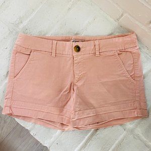 American Eagle Pink Khaki Shorts